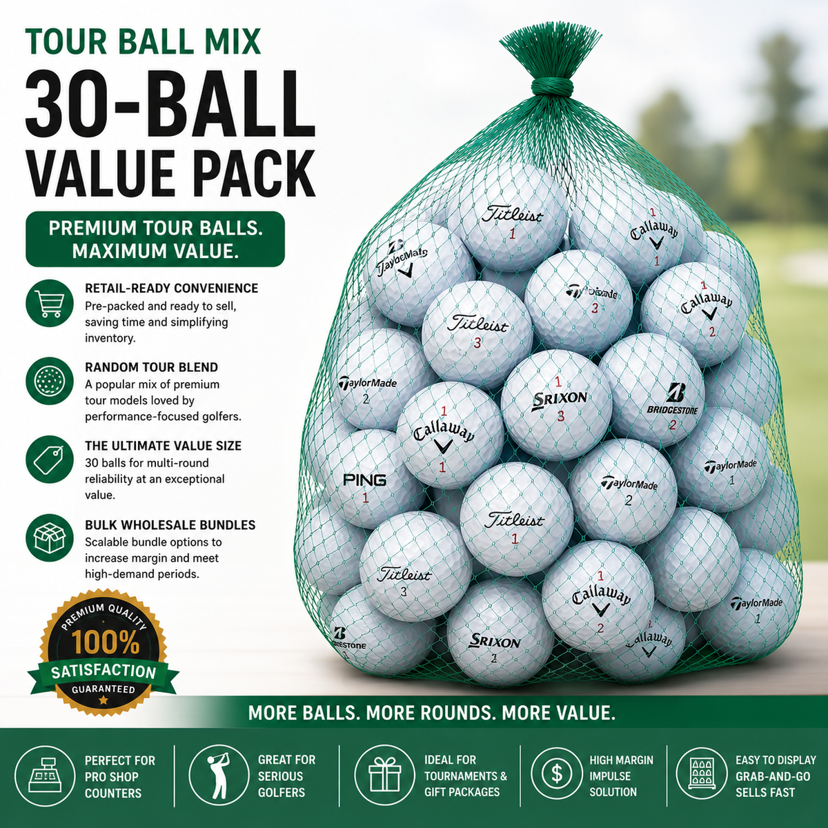 Tour Ball Mix – 30-Ball Value Pack