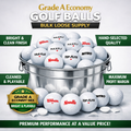 Grade A Economy Golf Balls – Bulk Loose Supply
