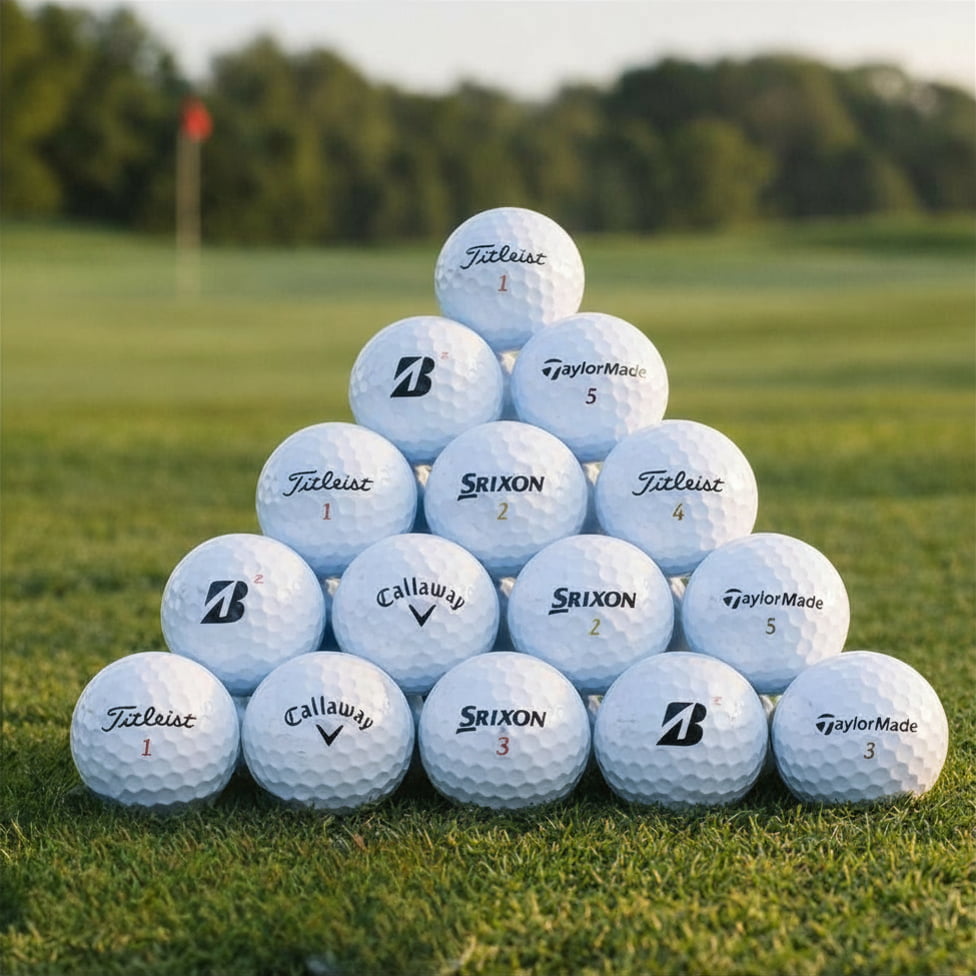 Premium B-Grade Mix Golf Balls – Bulk Loose Supply