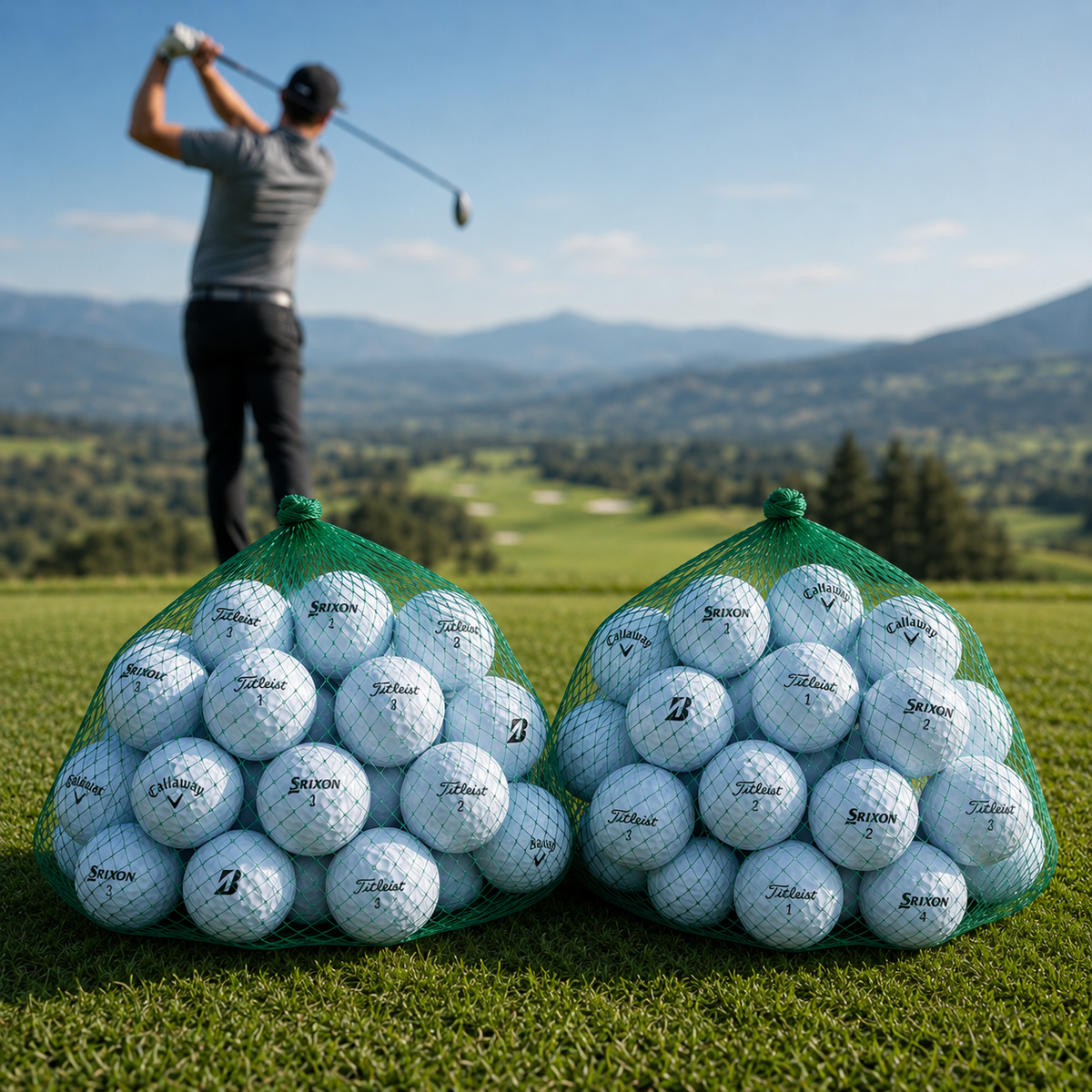 Premium A-Grade Mix Golf Balls – Bulk Loose Supply